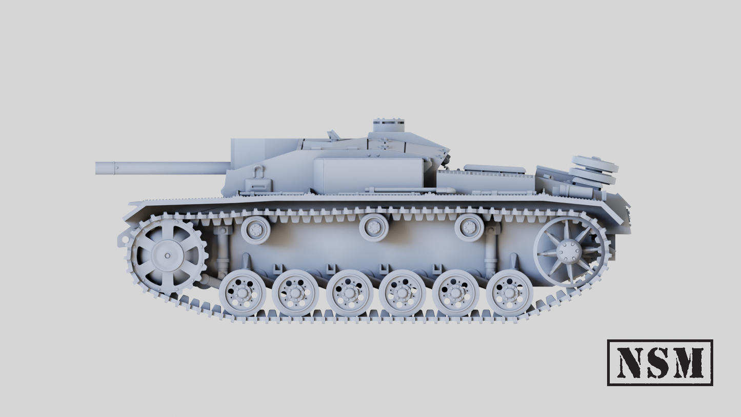 Stug III Flammenwerfer by Night Sky Miniatures