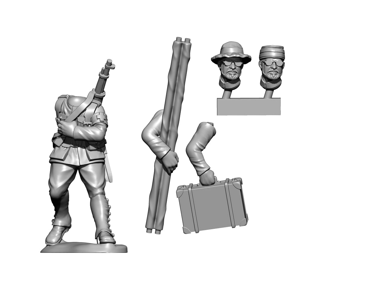 Rif War Spanish Medical Teams by Baraka Wargames and Miniatures