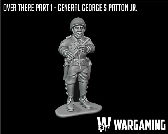 US Army George S Patton by W3 Wargaming Miniatures