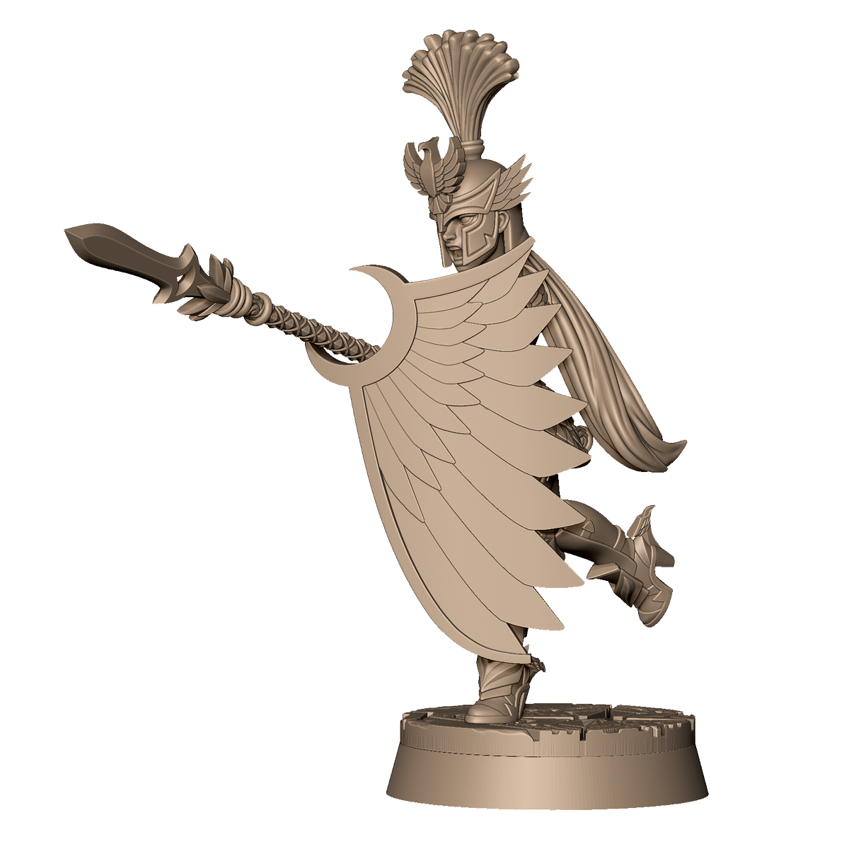 Phoenix Warrior A by Menagerie Miniature