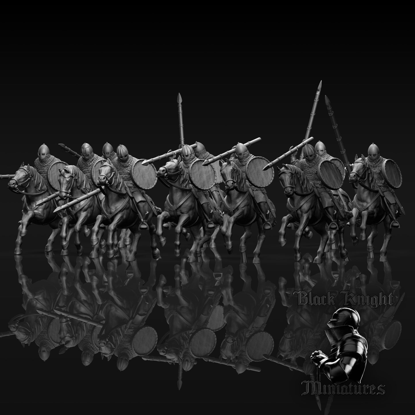 Prussian Cavalry by Black Knight Miniatures.