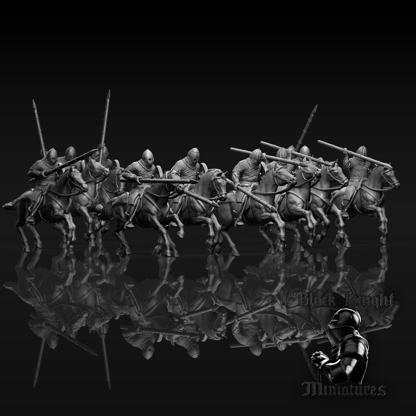 Prussian Cavalry by Black Knight Miniatures.