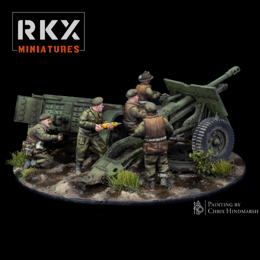 Canadian QF 25pdr Field Gun and Crew by RKX Miniatures
