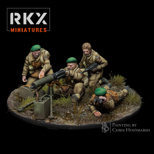 Commando Vickers Machinegun Team by RKX Miniatures
