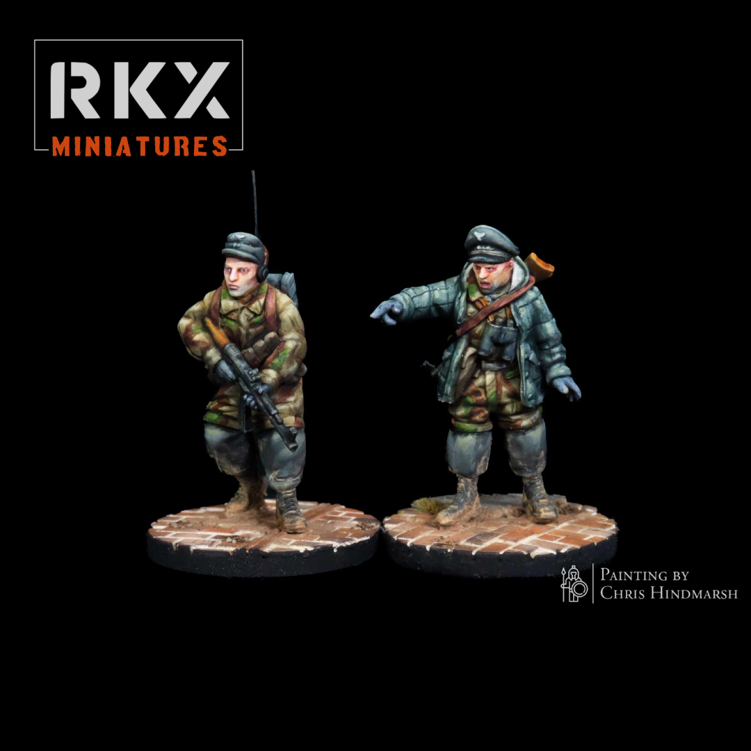 Late War German Fallschirmjager HQ