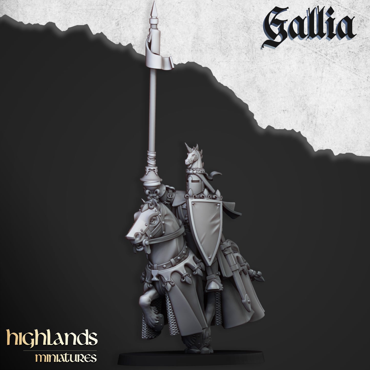 Royal Knights of Gallia Unit by Highlands Miniatures