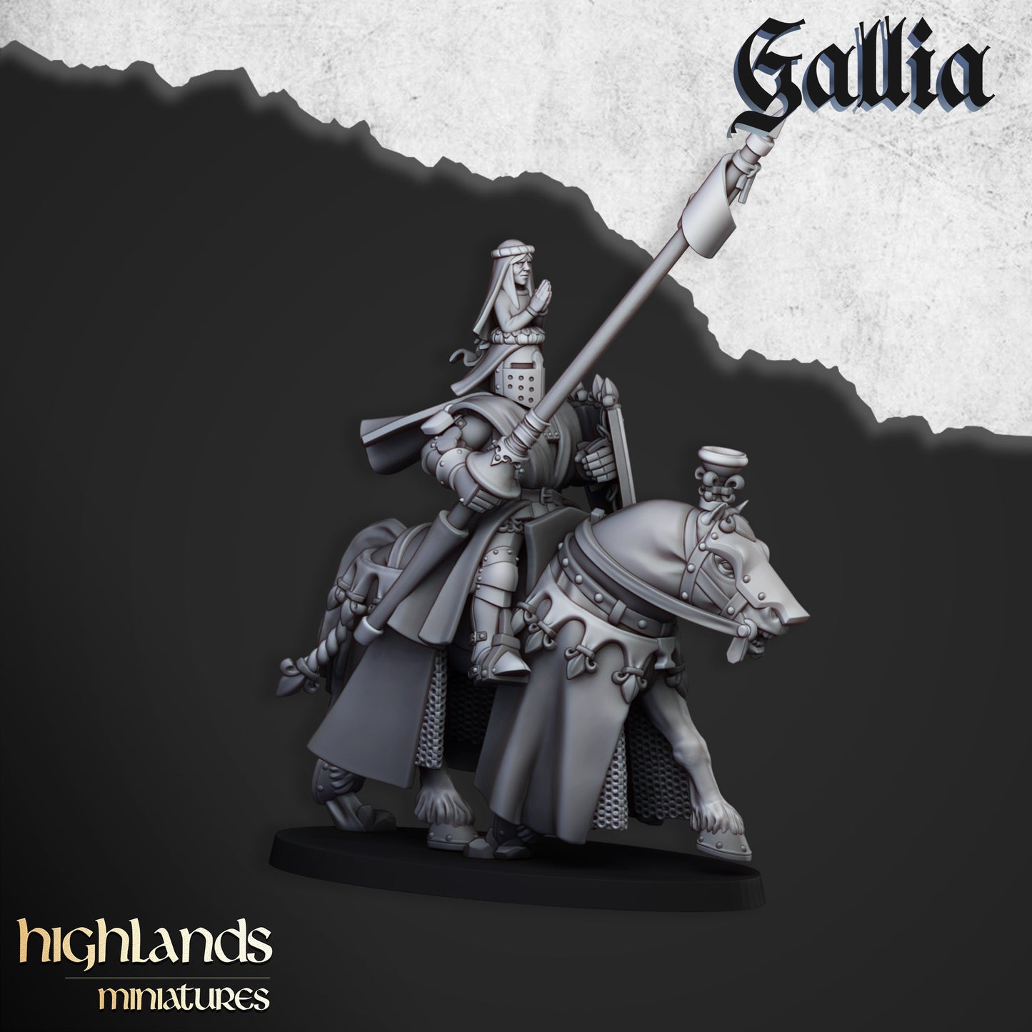 Royal Knights of Gallia Unit by Highlands Miniatures