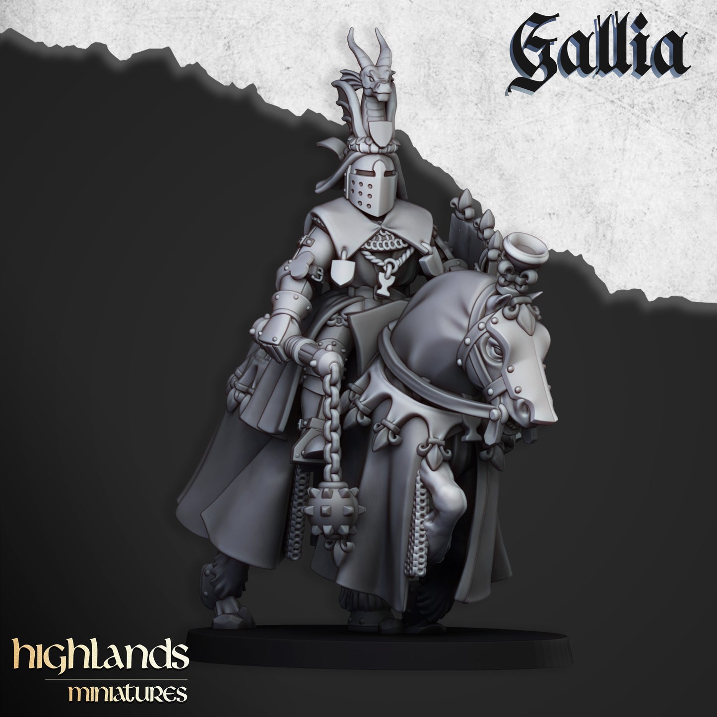 Royal Knights of Gallia Unit by Highlands Miniatures