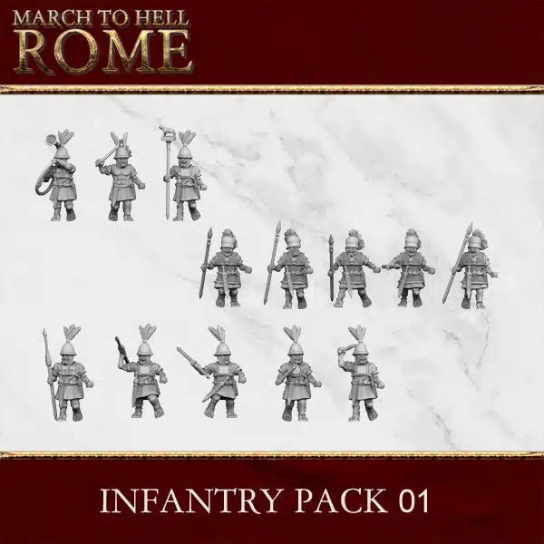 Roman Republic Army Infantry Pack by 3D Breed