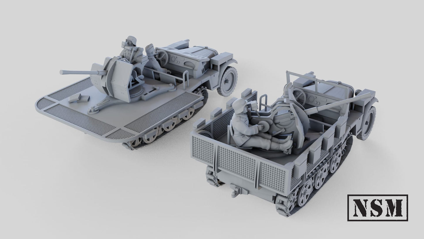 Demag SdKfz 10/4 by Night Sky Miniatures