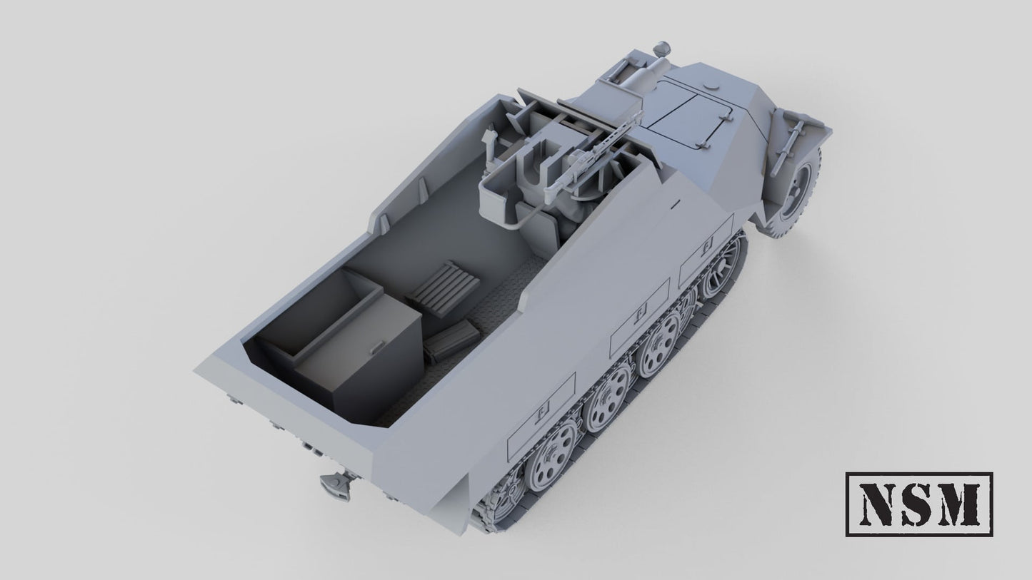 Sd.Kfz 251/9 D Stummel Halftrack by Night Sky Miniatures
