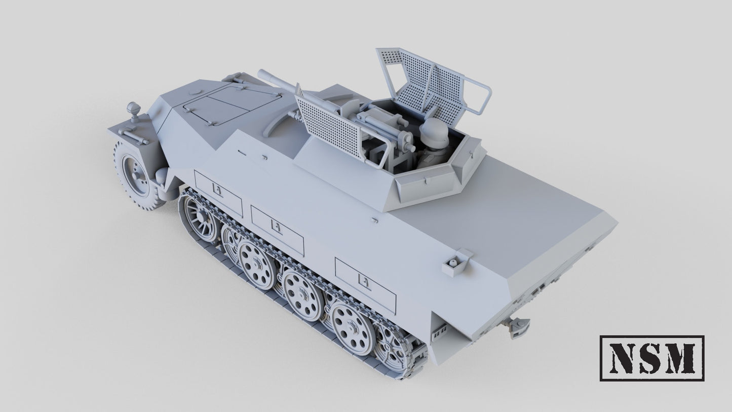 Sd.Kfz 251/23 D Halftrack by Night Sky Miniatures