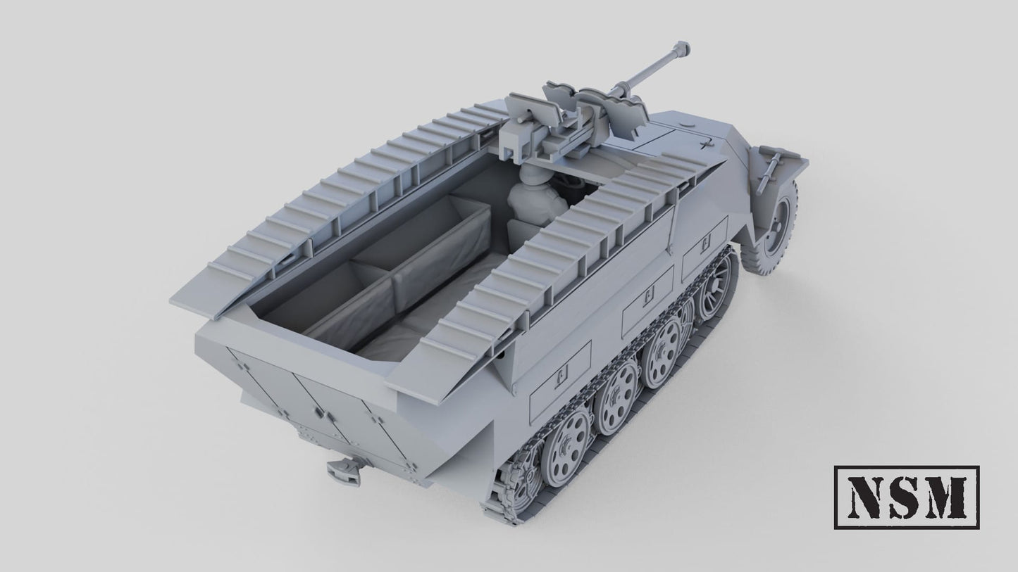 Sd.Kfz 251/7 D Halftrack by Night Sky Miniatures