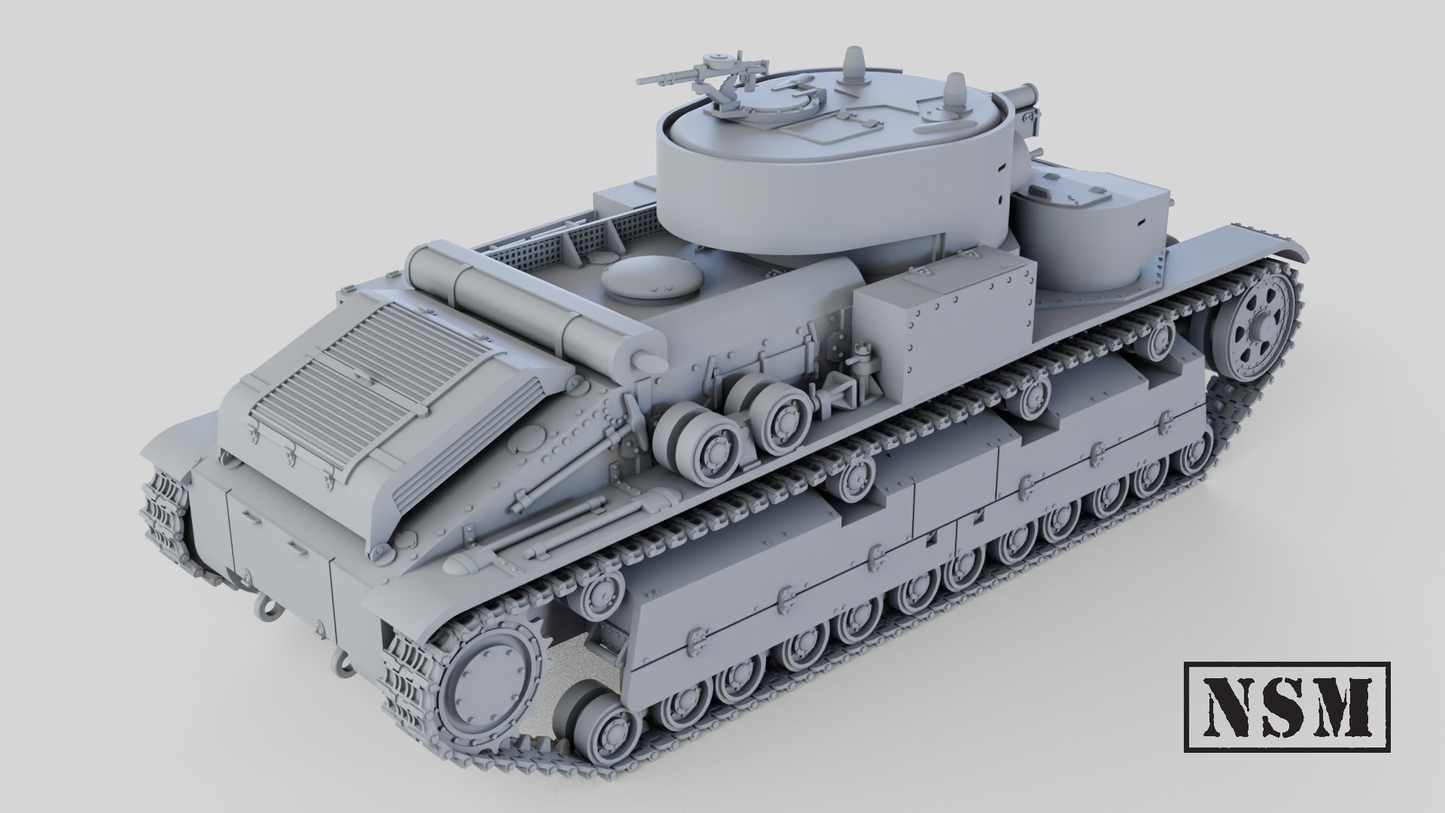 Finnish Up-Armored T-28 by Night Sky Miniatures.