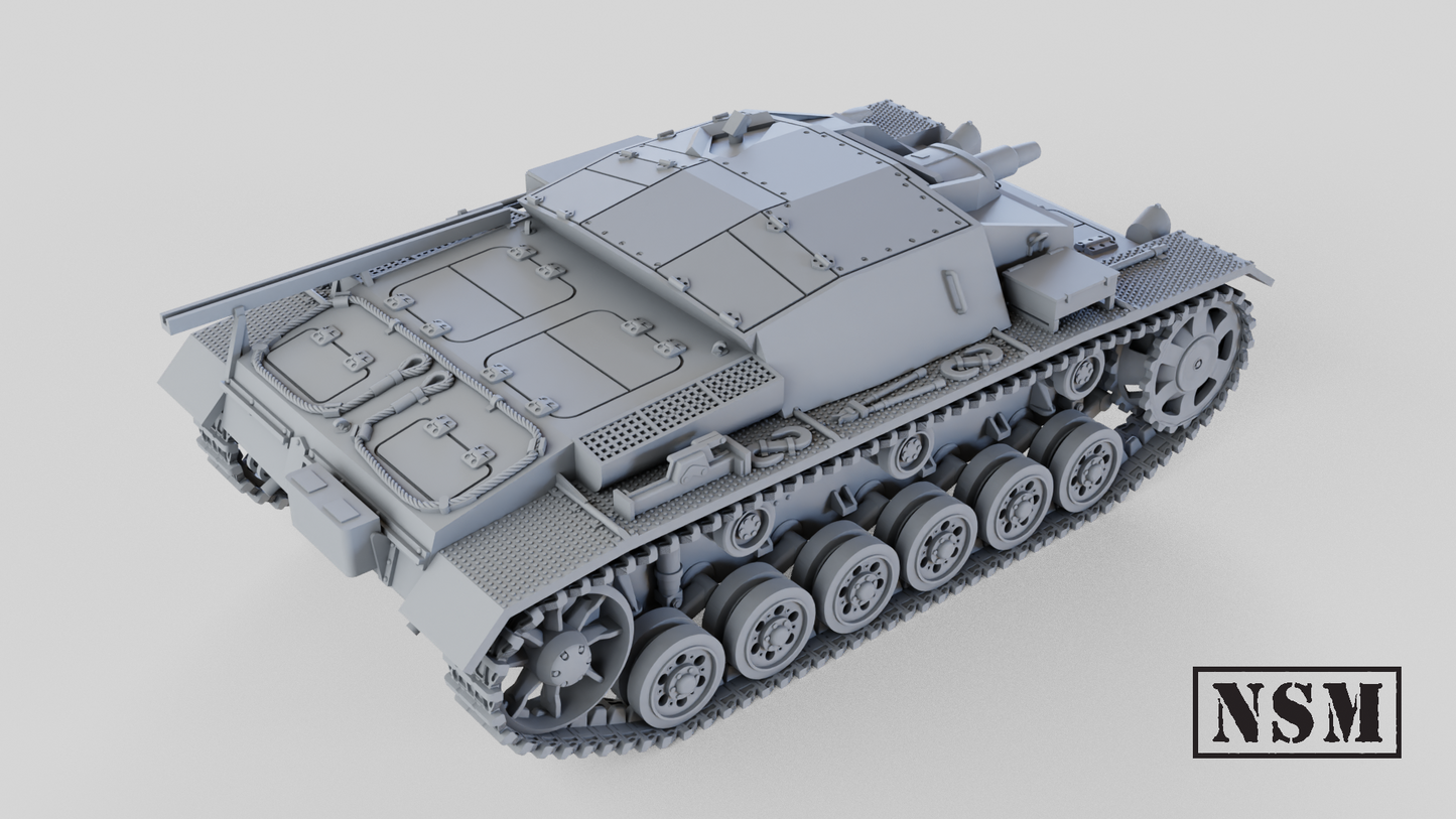 Stug III ausf C/D by Night Sky Miniatures