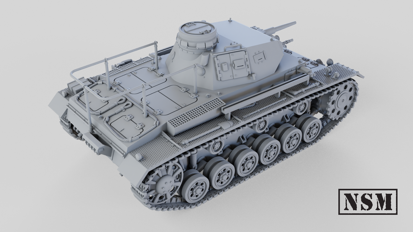 Panzerbefehlswagen III E by Night Sky Miniatures