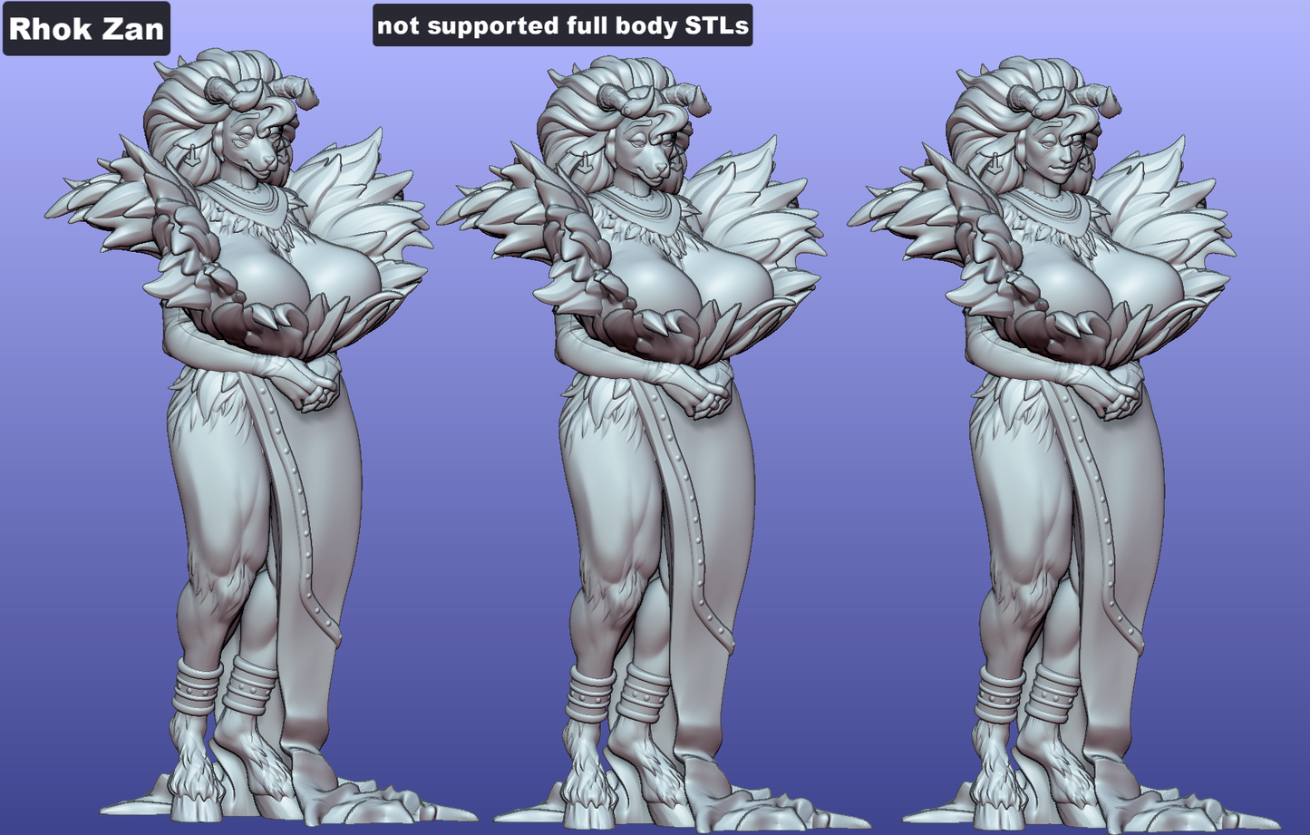 Rhok Zan - Lovecraftian Pin-Up by Gaz Minis