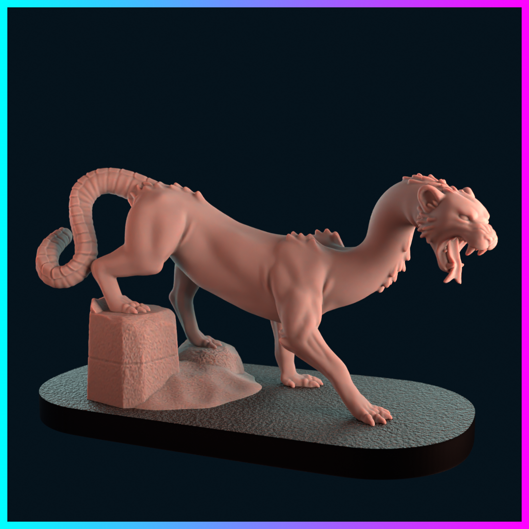 Napoleonic Dread Serpopard by koolkiwi Miniatures