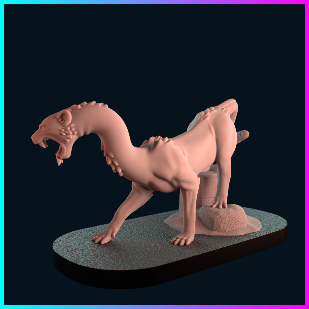 Napoleonic Dread Serpopard by koolkiwi Miniatures