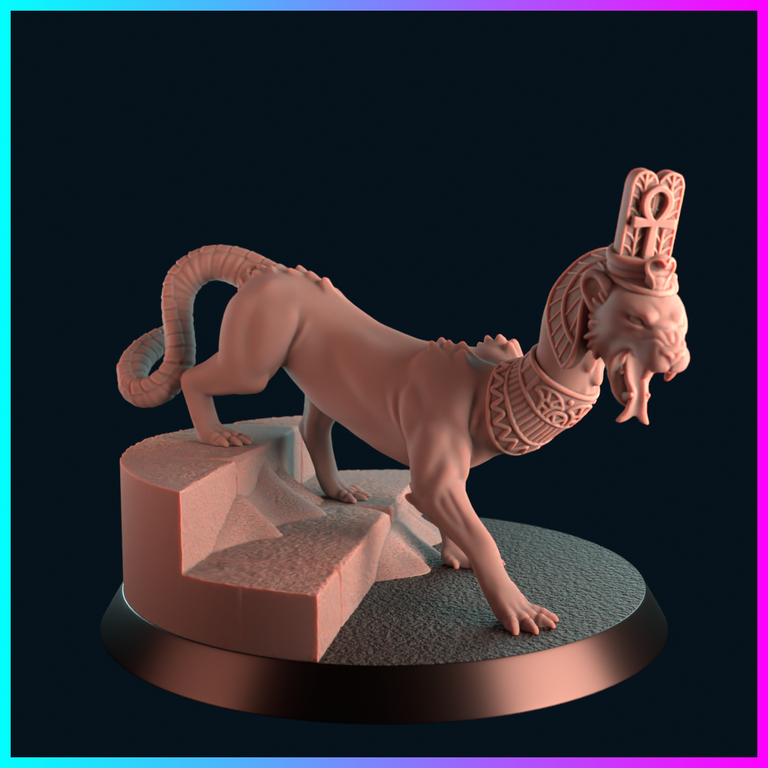 Napoleonic Dread Serpopard by koolkiwi Miniatures