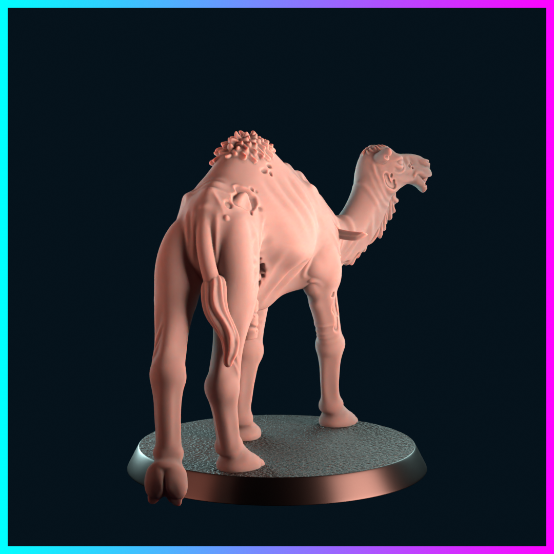Napoleonic Dread Zombie Camels by koolkiwi Miniatures