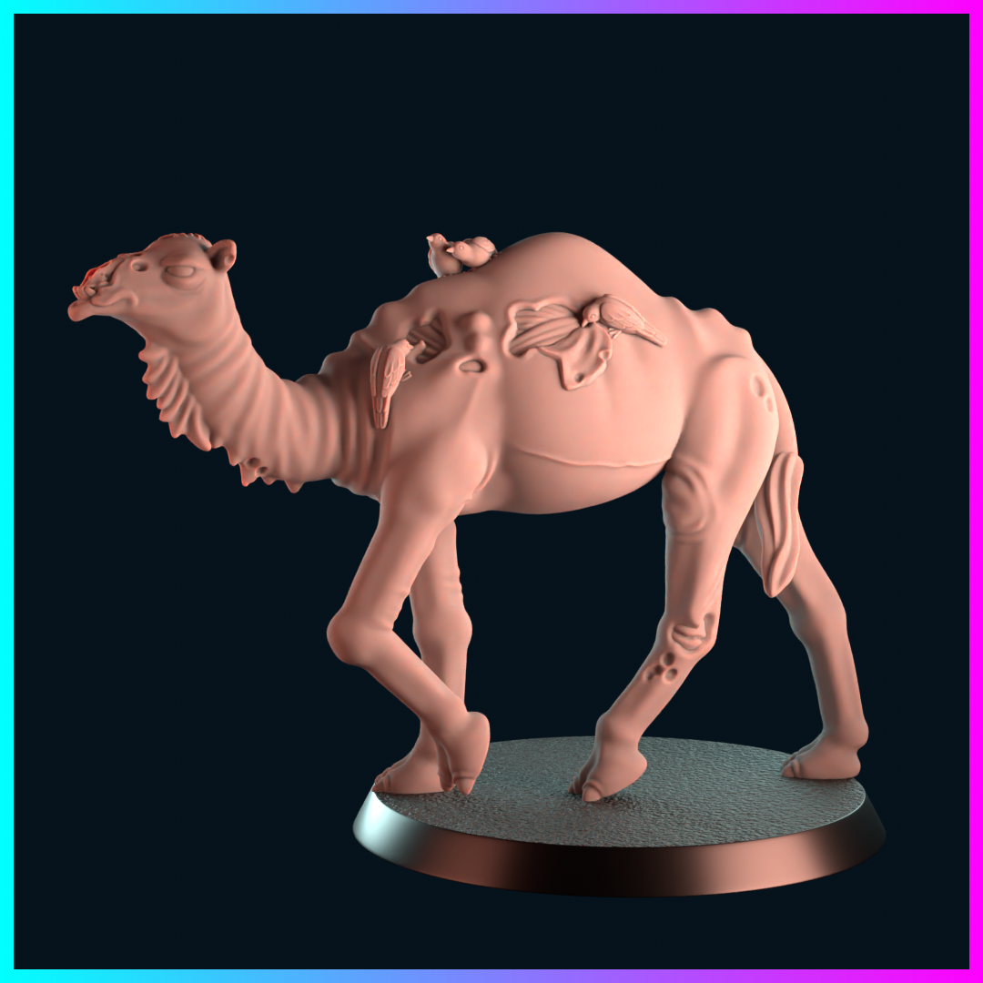 Napoleonic Dread Zombie Camels by koolkiwi Miniatures