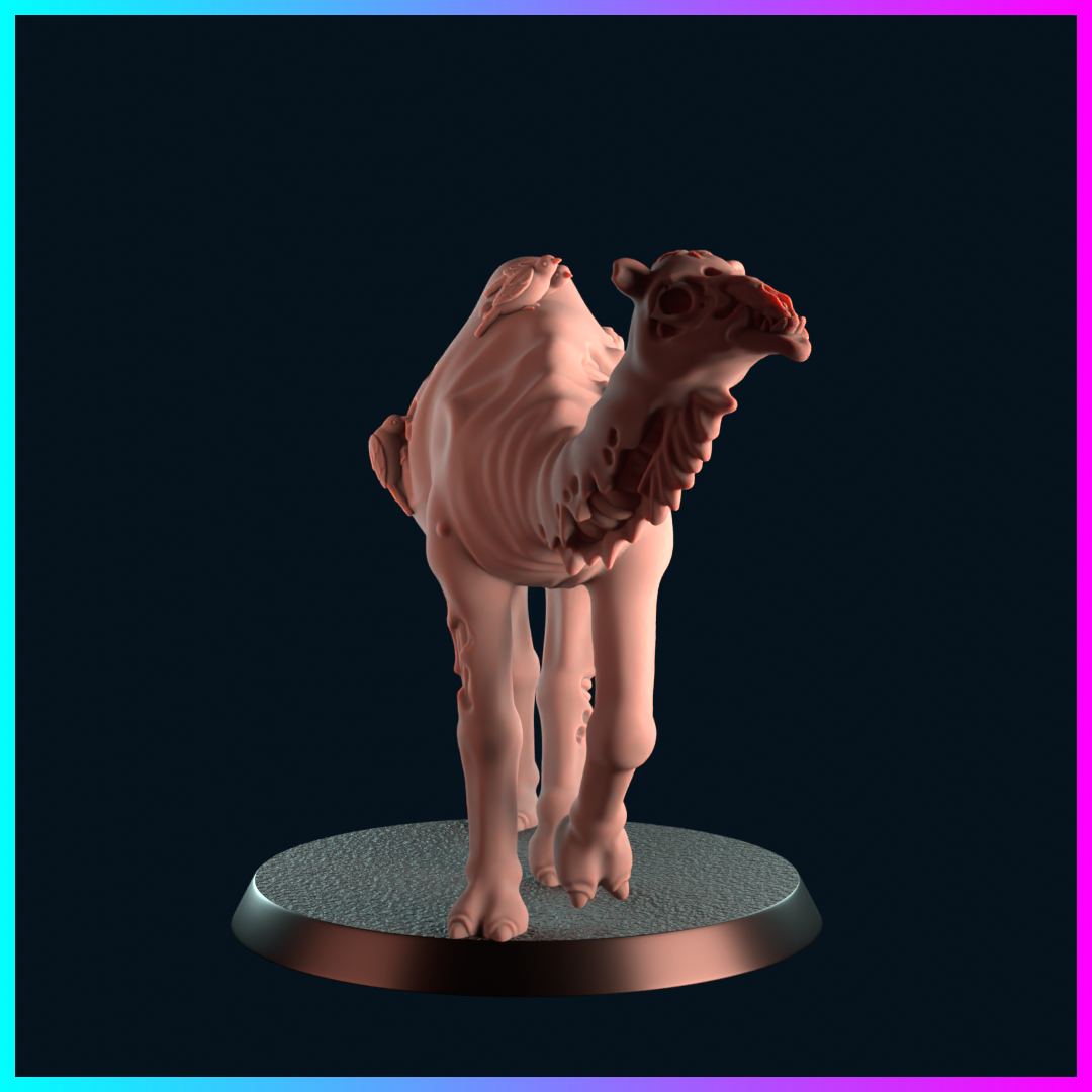 Napoleonic Dread Zombie Camels by koolkiwi Miniatures