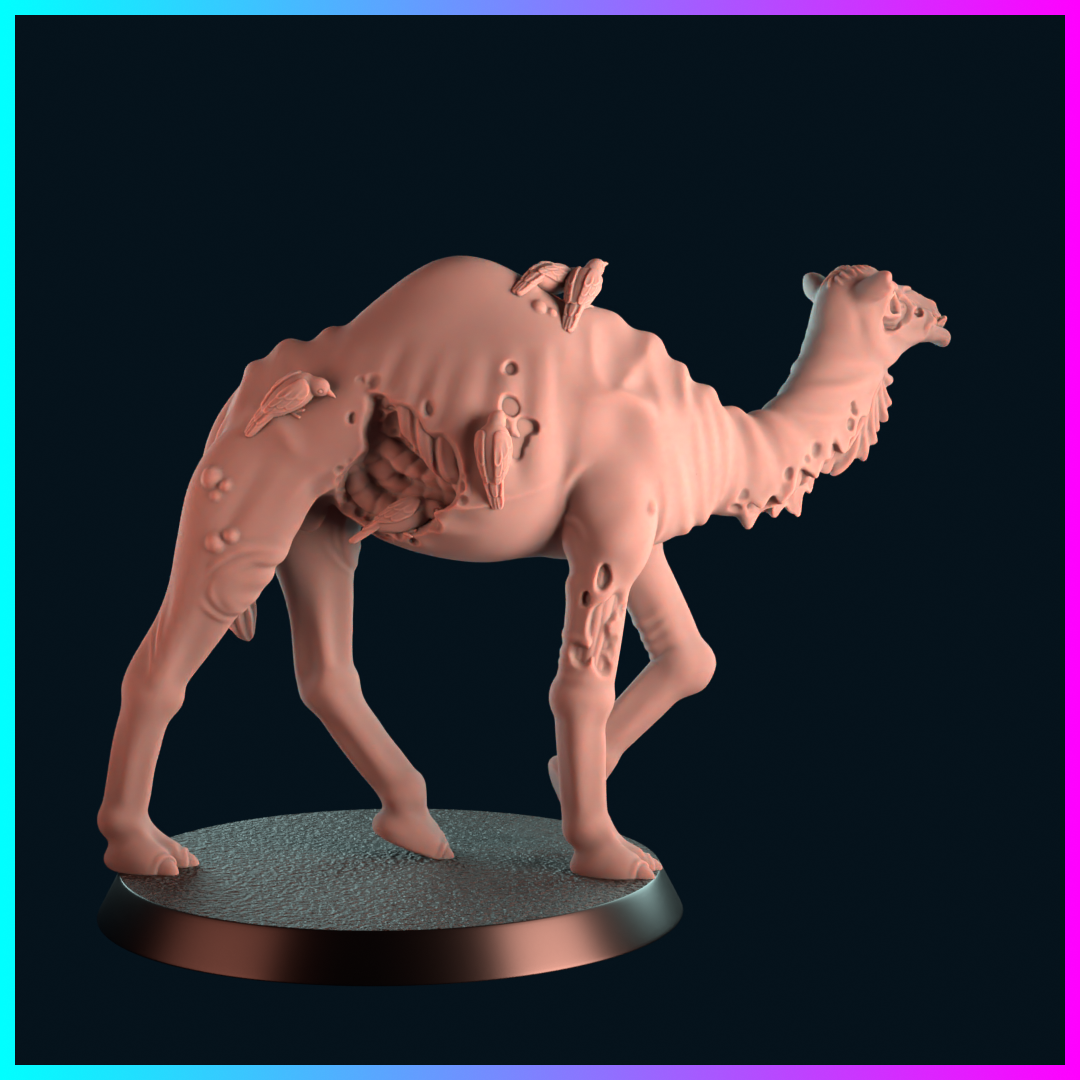 Napoleonic Dread Zombie Camels by koolkiwi Miniatures