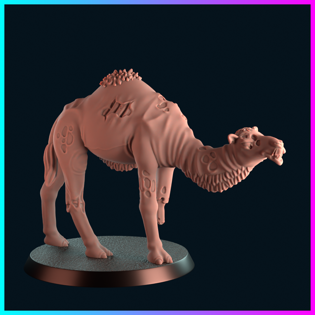 Napoleonic Dread Zombie Camels by koolkiwi Miniatures