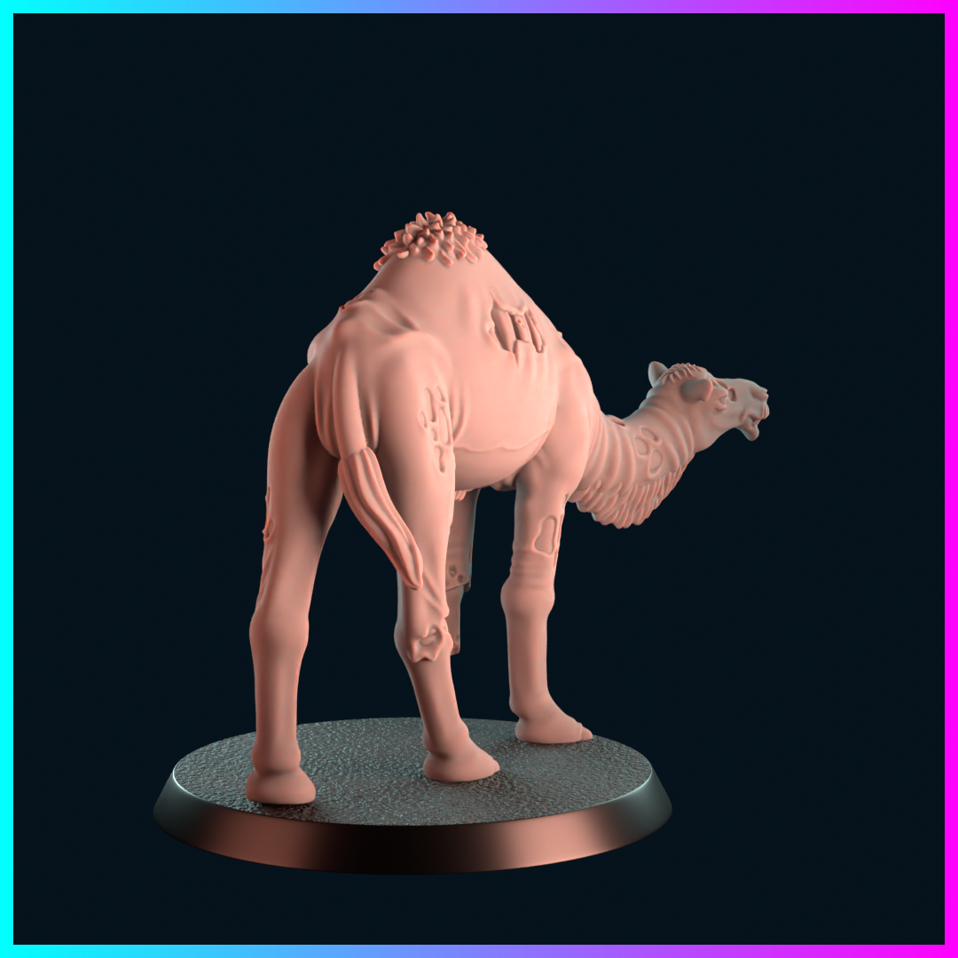 Napoleonic Dread Zombie Camels by koolkiwi Miniatures