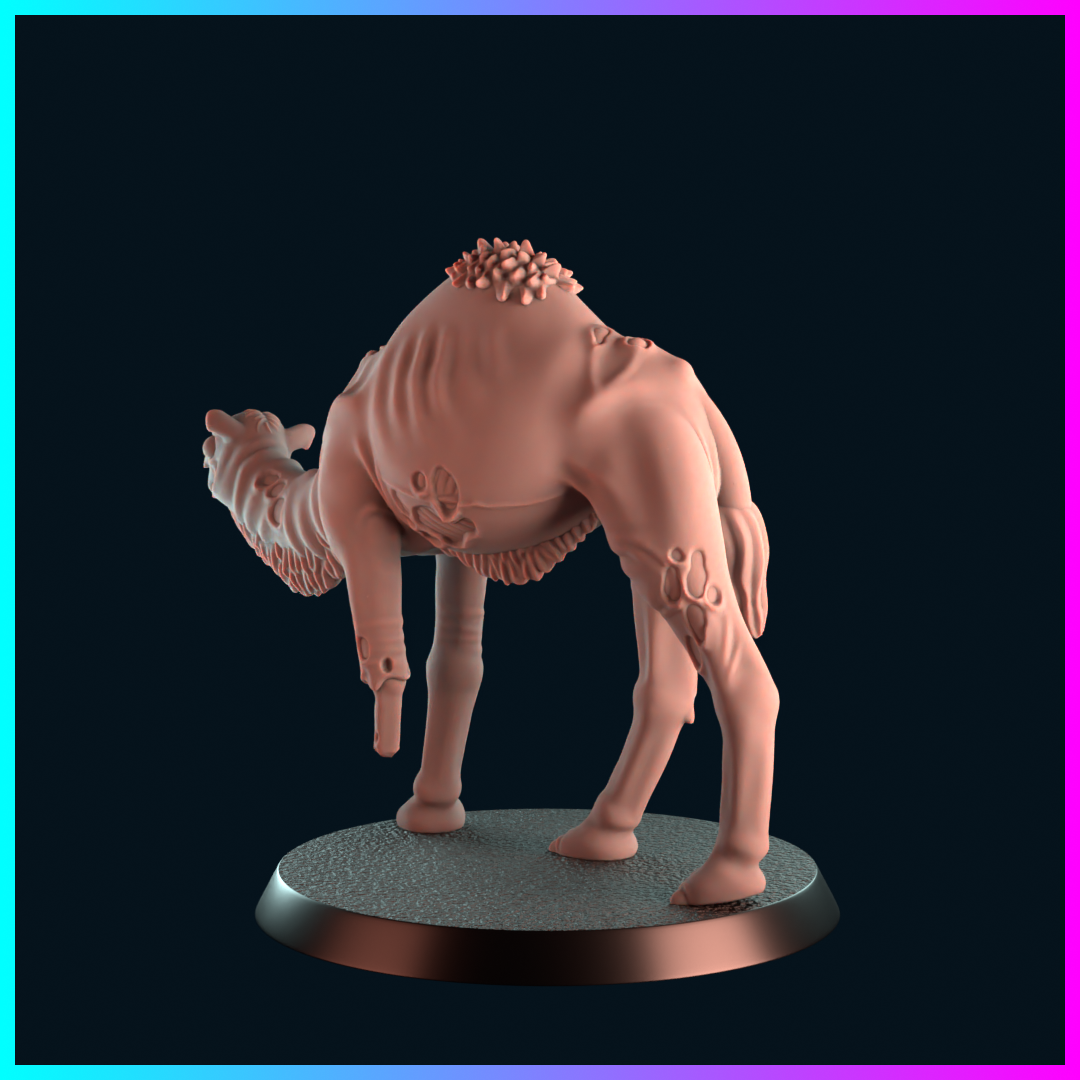 Napoleonic Dread Zombie Camels by koolkiwi Miniatures