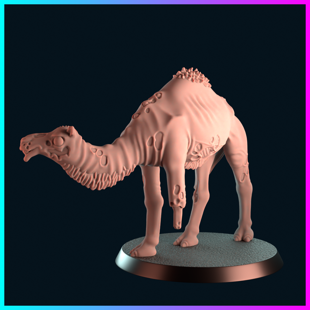 Napoleonic Dread Zombie Camels by koolkiwi Miniatures