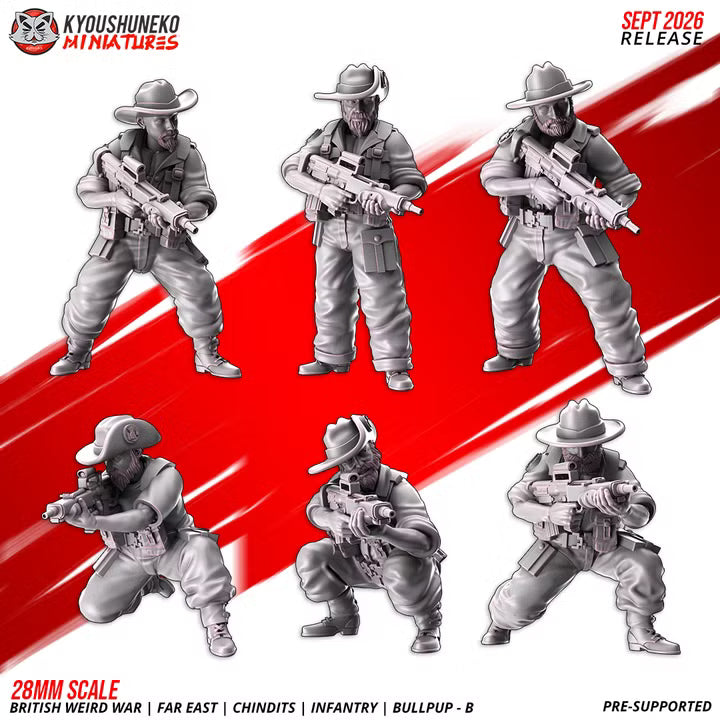 Far East ChindIts Infantry Bullpup 2 by Kyoushuneko Miniatures