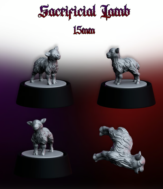 Sacrificial Lambs by DDF Miniatures and Models