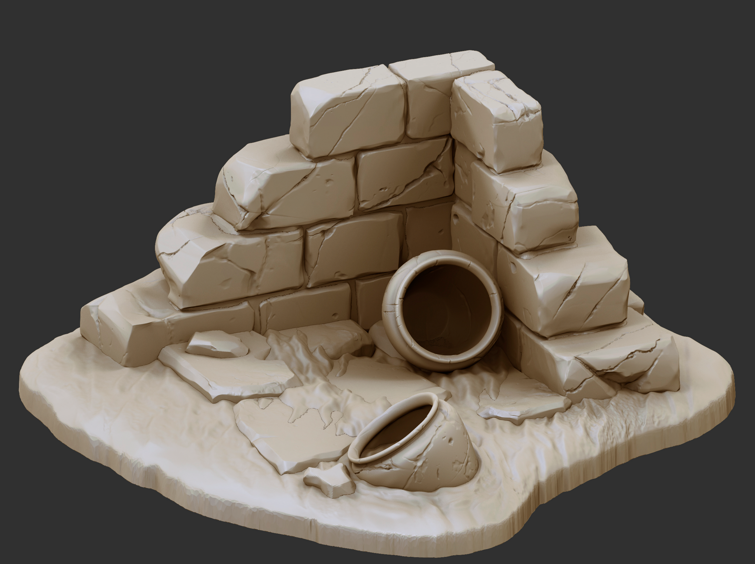 Wall Corner by Crab Miniatures