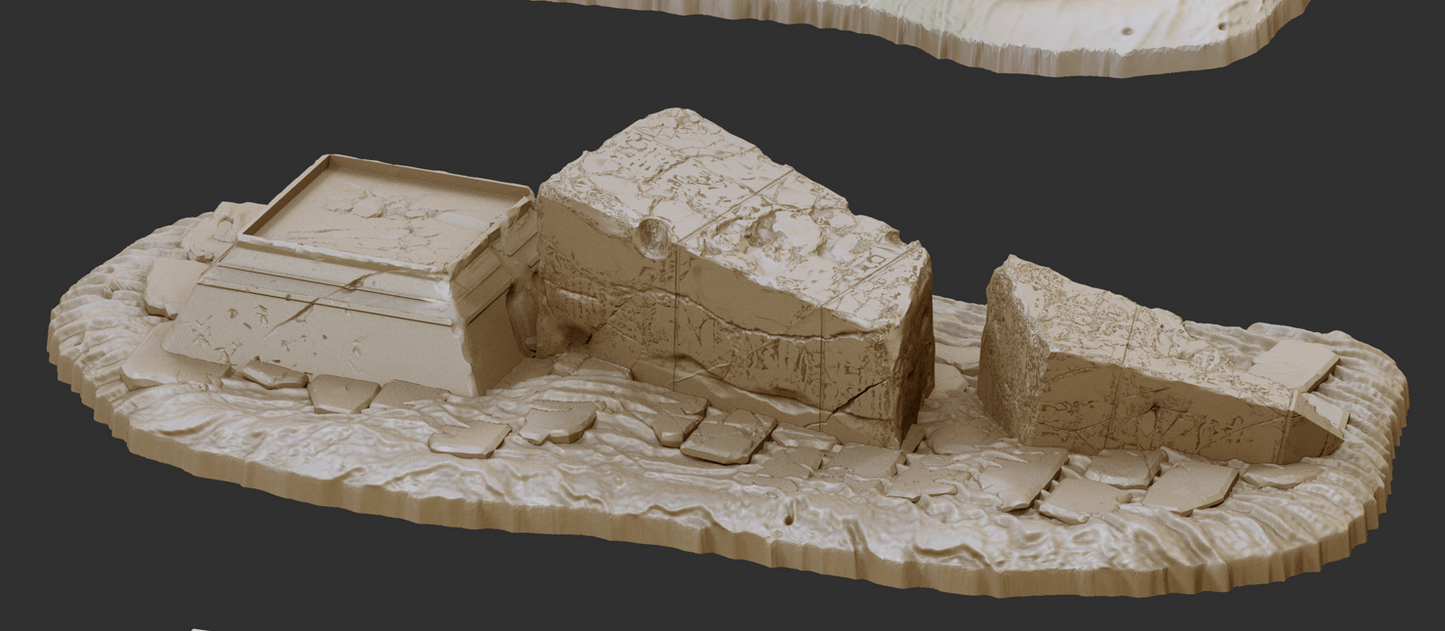 Collapsed Obelisk by Crab Miniatures