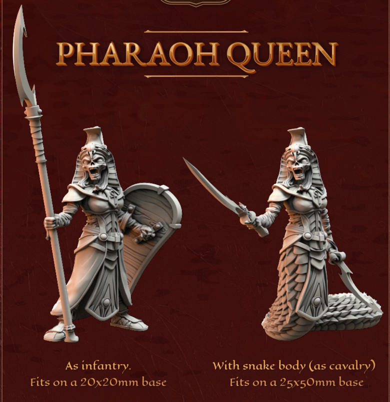 Pharaoh Queen by Crab Miniatures