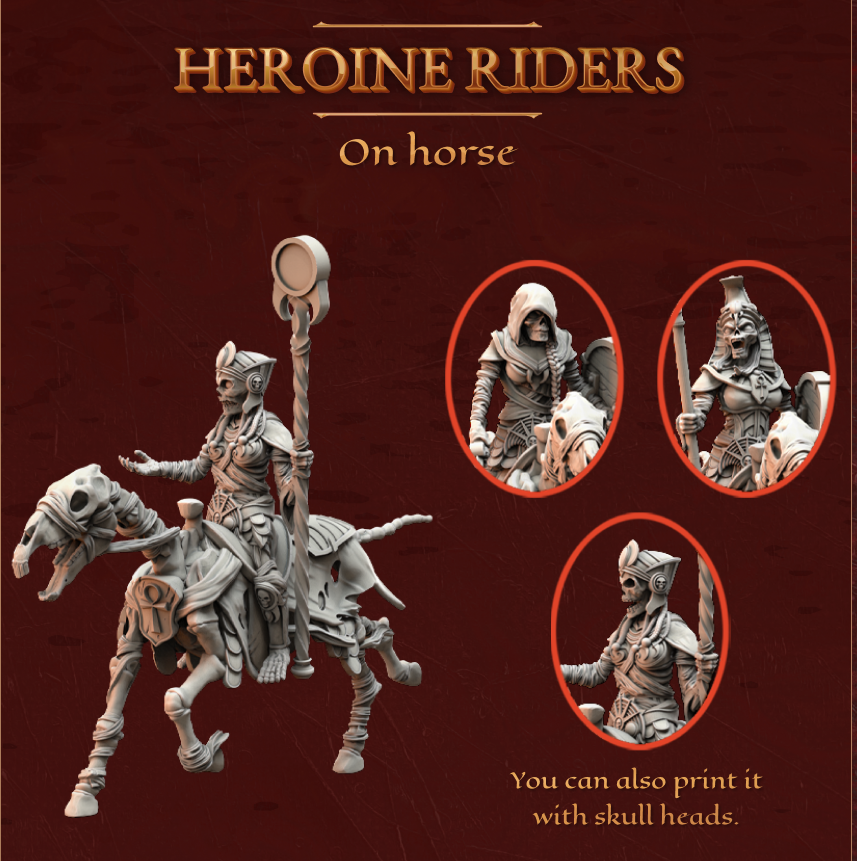 Heroine Riders by Crab Miniatures