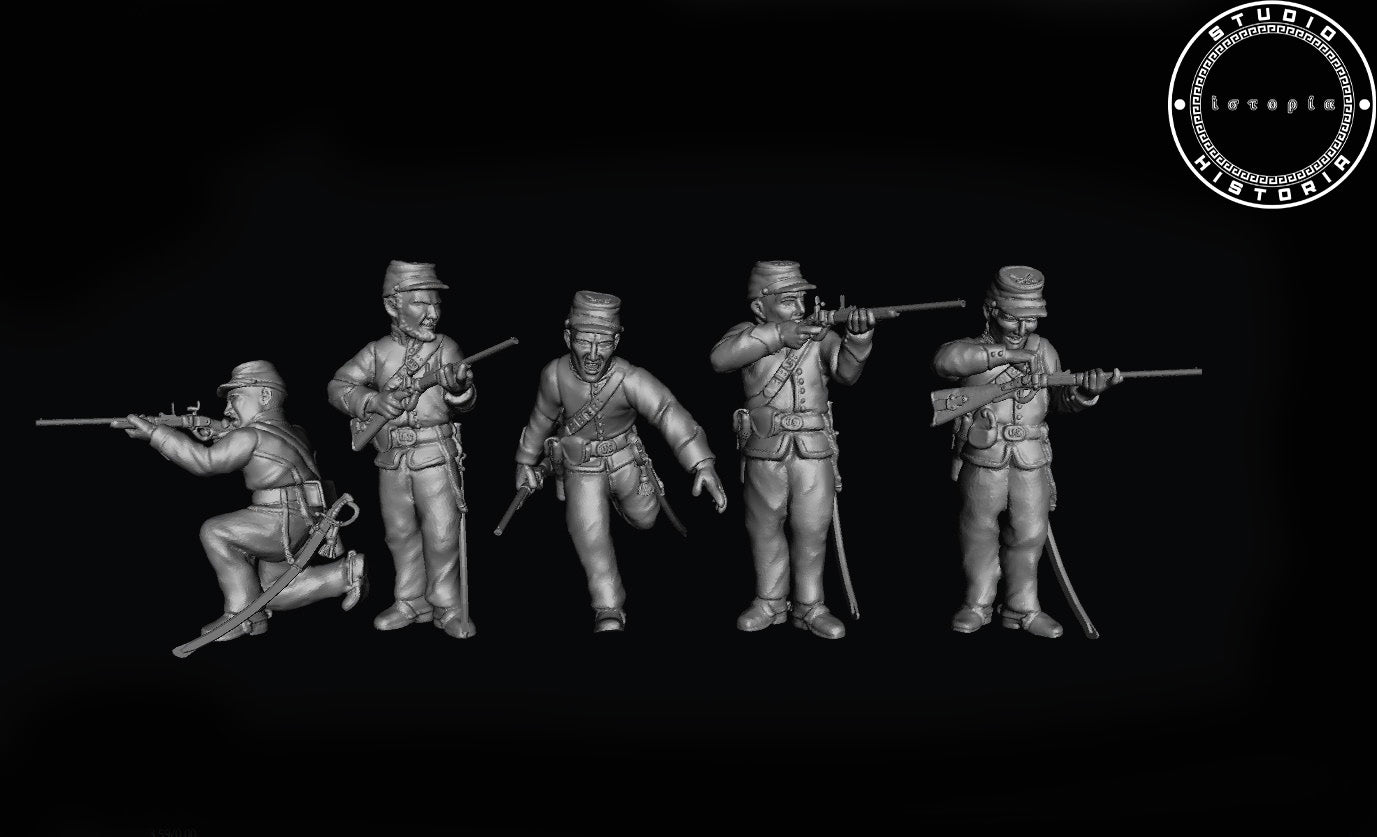 UNION dismounted cavalry