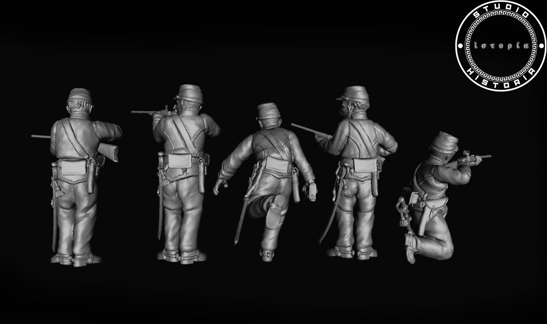UNION dismounted cavalry