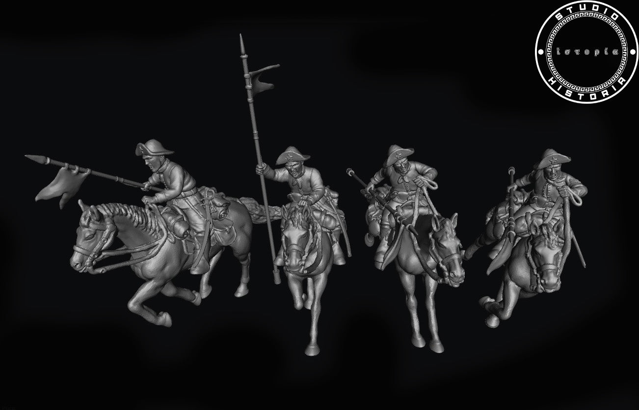 Confederate cavalry unit lancers.