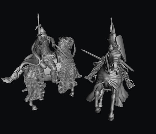 Teutonic Knight vs Rus from Northern Crusade miniatures