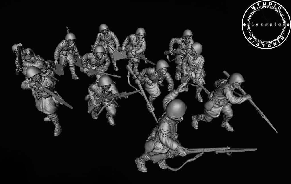 Hellenic Army Squad I Winter (M34 Helmets).