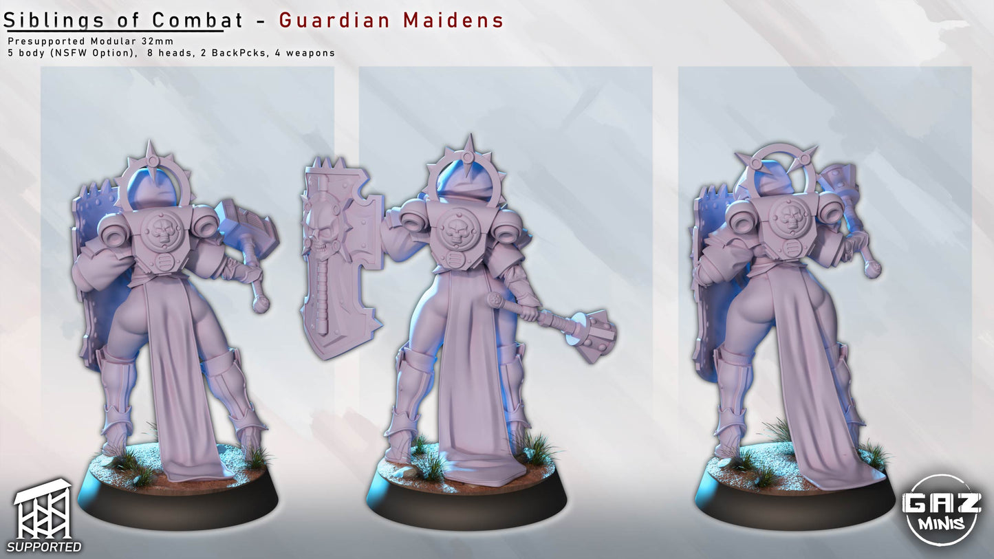 Guardian Maidens - Siblings of Combat by Gaz Minis