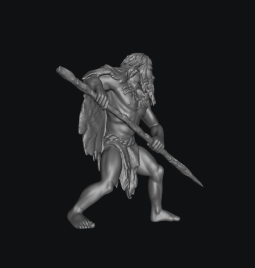 Spear Warrior I by Ikarus Forge