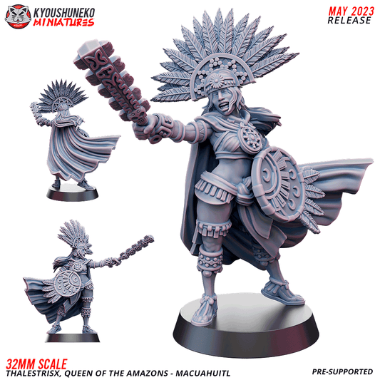 Thalestisx Queen of the Amazons with Macuahuilt