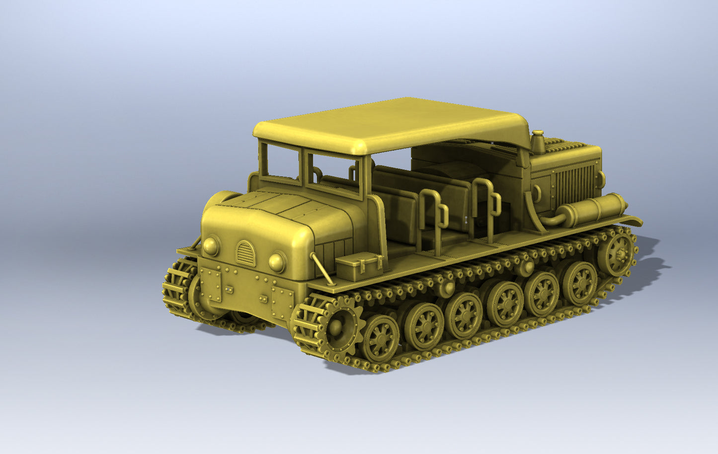 Type 98 Ro-Ke 6t Prime Mover by Wargame3D