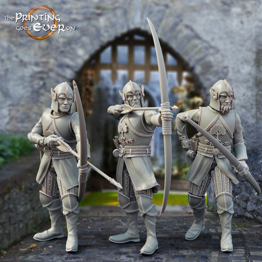 Soldiers of Gonthan Archers by The Printing Goes Ever On