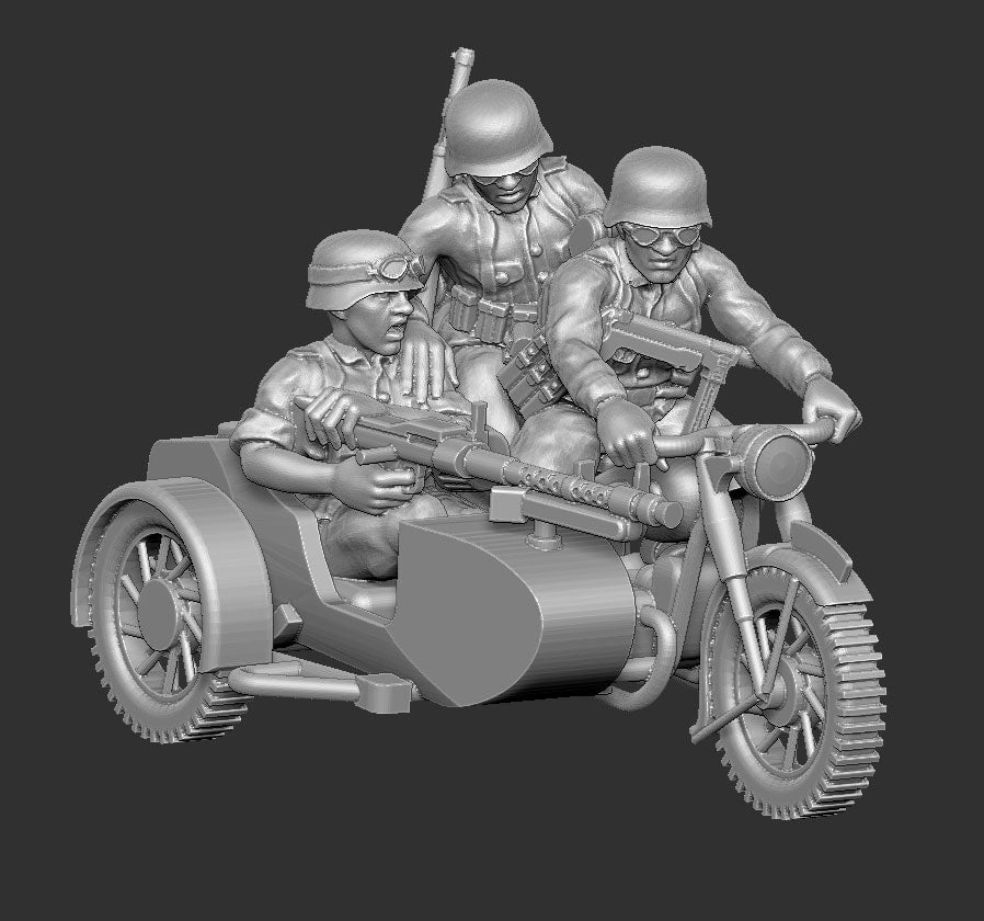 German Motorcyle Squad.