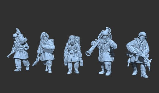 Late War German Cavalry – Budapest themed squad by Just Some Miniatures